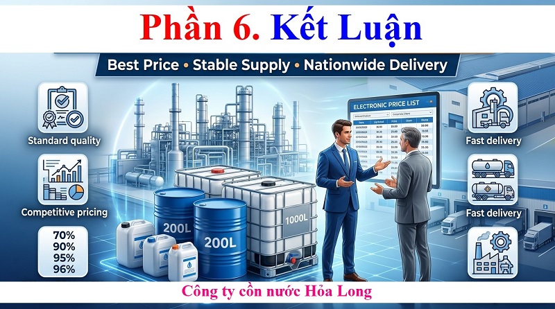 Báo Giá Ethanol Mới Nhất – Cập Nhật Giá Ethanol Theo Từng Loại Và Ứng Dụng